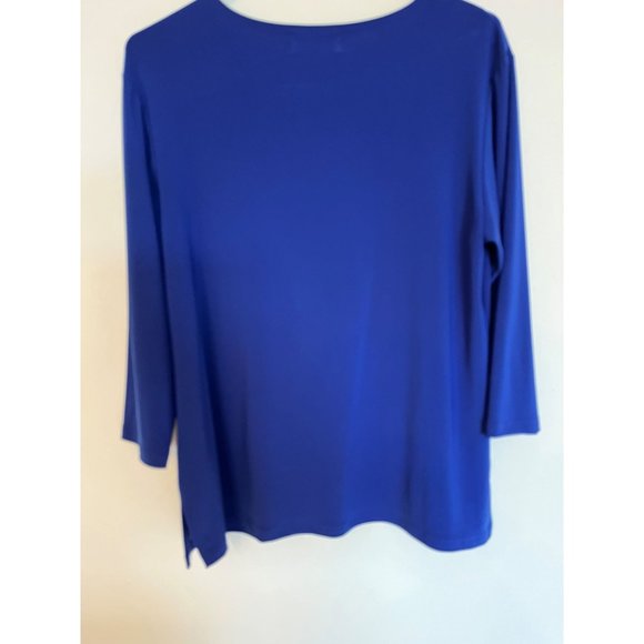 Sympli Canada Tops - Sympli Canada Cobalt Blue Jersey Stretchy T-Shirt/Tunic - Large